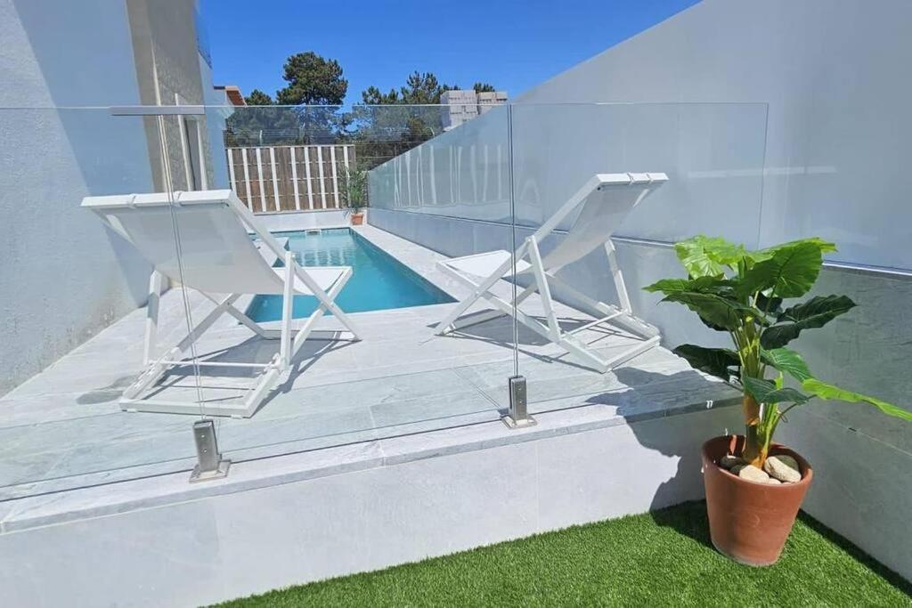 Aroeira Villa With Heated Pool By Golf Course, Beach And Lisbon Екстериор снимка